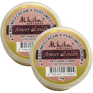 Al Hiba Ameer Al Oudh Perfume Body Cream 10g Pack of 2 Al Hiba Ameer Al Oudh Perfume Body Cream 10g Pack of 2