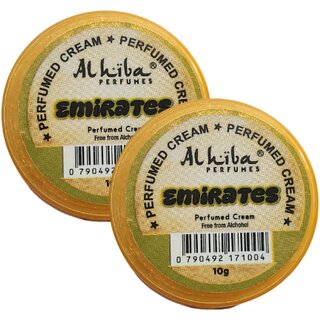 Al Hiba Emirates Perfume Body Cream 10g Pack of 2 Al Hiba Emirates Perfume Body Cream 10g Pack of 2