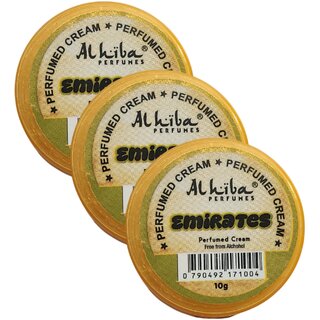                       Al Hiba Emirates Perfume Body Cream 10g Pack of 3                                              