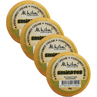 Al Hiba Emirates Perfume Body Cream 10g Pack of 4 Al Hiba Emirates Perfume Body Cream 10g Pack of 4