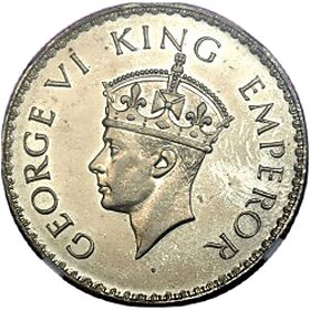 one rupees 1839 fine condition