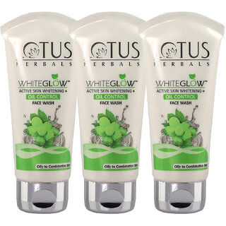 Lotus Herbals Whiteglow Active Skin Whitening Oil Control Face Wash With Green Tea Extract 100G ( Pack Of 3) Lotus Herbals Whiteglow Active Skin Whitening Oil Control Face Wash With Green Tea Extract 100G ( Pack Of 3)