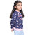 Kid Kupboard Cotton Girls Jacket, Blue, Full-Sleeves, 7-8 Years KIDS7295