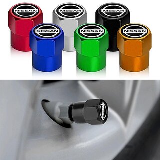                       4pcs/set Car Tyre Hexagonal Valve Stem Cover Dust Caps For Nismo R34 R35 GTR Nissan Tiida Sylphy Teana X-trail 1 2 Qashqa Accessories                                              