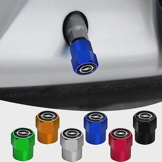                       4Pcs/set Aluminum Tire Valve Caps Car Tire Inflator Caps Accessories For Opel Astra G H J F K Insignia Vectra C D Zafira B Antara                                              