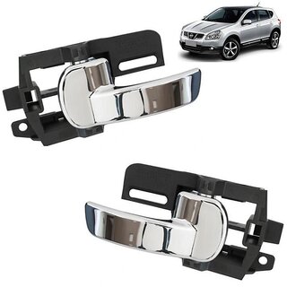 Chrome interior door handle front left and right for Qashqai J10 Chrome interior door handle front left and right for Qashqai J10
