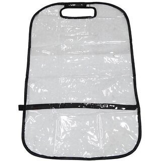                       Transparent car seat back protector                                              