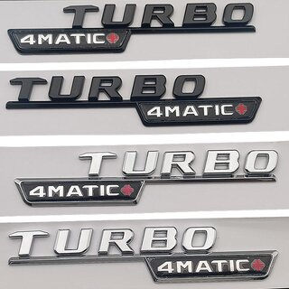 1Pair 3D ABS Car Fender Trim Turbo 4matic Emblem Badge Sticker For Logo A45 CLA45 E53 W213 GLA45 X156 GLE53 Accessories 1Pair 3D ABS Car Fender Trim Turbo 4matic Emblem Badge Sticker For Logo A45 CLA45 E53 W213 GLA45 X156 GLE53 Accessories