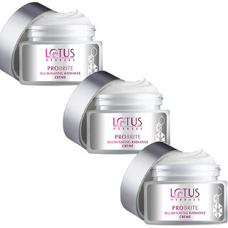                       Lotus Herbals Probrite Illuminating Radiance Cream  With Probiotic Actives  50G  (Pack Of 3)                                              