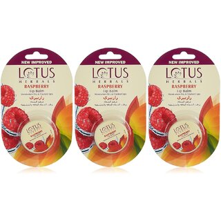 Lotus Herbals Lip Balm Raspberry For Dry Cracked Lips 5G ( Pack Of 3) Lotus Herbals Lip Balm Raspberry For Dry Cracked Lips 5G ( Pack Of 3)