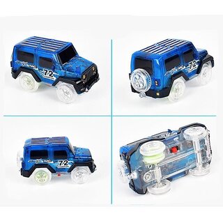                       Magic Track Car - BRAND - Model - Children's Educational Toy - Blue - Interior                                              