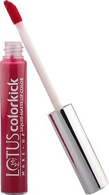 Lotus Make-Up Colorkick Liquid Matte Lipcolor -Berry Me Clm12|Matte Finish|6G (Berry Me, 6 G)