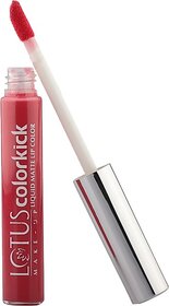 Lotus Make-Up Colorkick Liquid Matte Lipcolor -Blushing Rose Clm06|Matte Finish|6G (Blushing Rose, 6 G)