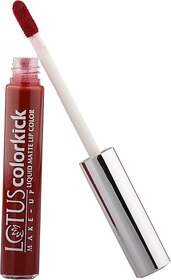 Lotus Make-Up Colorkick Liquid Matte Lipcolor -Magic Maroon Clm10|Matte Finish|6G (Magic Maroon, 6 G)