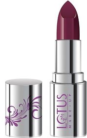 Lotus Make-Up Ecostay Butter Matte Lip Color Pearl (Plum, 4.2 G)