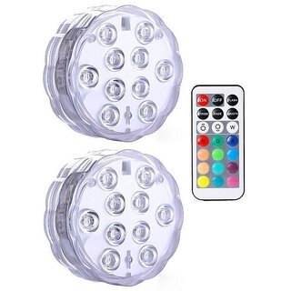 Underwater Light,2--Ip68 Waterproof Submersible Led Light, Multi-Color Light, Ideal For Swimming Pool, U Underwater Light,2--Ip68 Waterproof Submersible Led Light, Multi-Color Light, Ideal For Swimming Pool, U