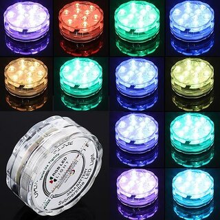                       Underwater Pool Light 4Pcs Spotlight Rgb Led Remote Control Han0                                              