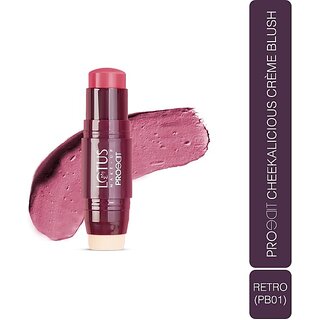 Lotus Make-Up Proedit Cheekalicious Creme Blush Retro|Highly Pigmented|Lightweight (Mauve) Lotus Make-Up Proedit Cheekalicious Creme Blush Retro|Highly Pigmented|Lightweight (Mauve)