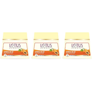 Lotus Herbals Apriscrub Fresh Apricot Scrub 270G (Pack Of 3) Lotus Herbals Apriscrub Fresh Apricot Scrub 270G (Pack Of 3)