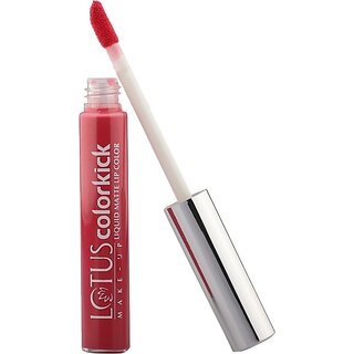 Lotus Make-Up Colorkick Liquid Matte Lipcolor -Blushing Rose Clm06|Matte Finish|6G (Blushing Rose, 6 G)