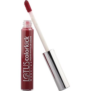 Lotus Make-Up Colorkick Liquid Matte Lipcolor -Mauve Delight Clm09|Matte Finish|6G (Mauve Delight, 6 G) Lotus Make-Up Colorkick Liquid Matte Lipcolor -Mauve Delight Clm09|Matte Finish|6G (Mauve Delight, 6 G)