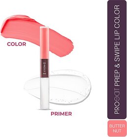 Lotus Make-Up Proedit Prep And Swipe Lip Color With Primer|Smudgeproof|Pl02- Butternut (Butternut, 6 G)