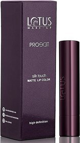 Lotus Make-Up Proedit Silk Touch Matte Lip Color (Bare Nude, 4.2 G)