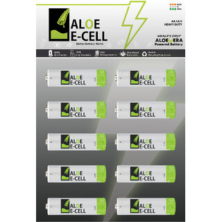 ALOE ECELL AA Batteries (Pack of 10)