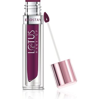 Lotus Make-Up Ecostay Matte Lip Lacquer (Plum Berry, 4 G) Lotus Make-Up Ecostay Matte Lip Lacquer (Plum Berry, 4 G)