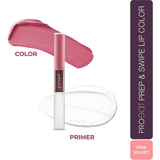 Lotus Make-Up Proedit Prep And Swipe Lip Color With Primer|Smudgeproof|Pl08- Pink Velvet (Pink Velvet, 6 G) Lotus Make-Up Proedit Prep And Swipe Lip Color With Primer|Smudgeproof|Pl08- Pink Velvet (Pink Velvet, 6 G)