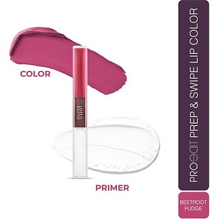 Lotus Make-Up Proedit Prep And Swipe Lip Color With Primer|Smudgeproof|Pl11- Beetroot Fudge (Beetroot Fudge, 6 G) Lotus Make-Up Proedit Prep And Swipe Lip Color With Primer|Smudgeproof|Pl11- Beetroot Fudge (Beetroot Fudge, 6 G)