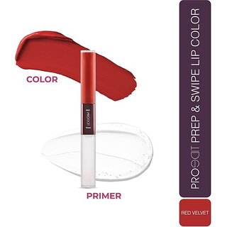 Lotus Make-Up Proedit Prep And Swipe Lip Color With Primer|Smudgeproof|Pl13- Red Velvet (Red Velvet, 6 G) Lotus Make-Up Proedit Prep And Swipe Lip Color With Primer|Smudgeproof|Pl13- Red Velvet (Red Velvet, 6 G)
