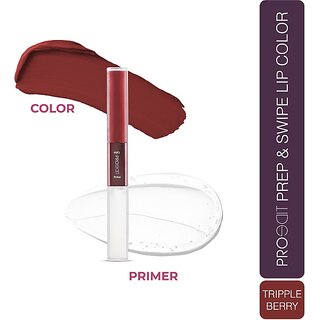 Lotus Make-Up Proedit Prep And Swipe Lip Color With Primer|Smudgeproof|Pl15- Tripple Berry (Tripple Berry, 6 G) Lotus Make-Up Proedit Prep And Swipe Lip Color With Primer|Smudgeproof|Pl15- Tripple Berry (Tripple Berry, 6 G)