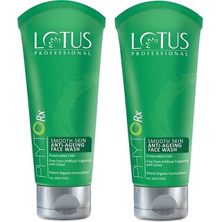 Lotus Professional Smooth Skin Anti Ageing (Pack Of 2) Face Wash (160 Ml) Lotus Professional Smooth Skin Anti Ageing (Pack Of 2) Face Wash (160 Ml)