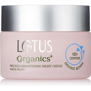                       Lotus Organics+ Precious Brightening Night Crme (50 G)                                              