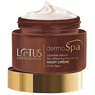 Lotus Professional Dermo Spa Japanese Sakura Skin Whitening And Nourishing Night Creme (50 G) Lotus Professional Dermo Spa Japanese Sakura Skin Whitening And Nourishing Night Creme (50 G)