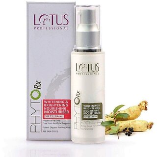                       Lotus Professional Phytorx Whitening And Brightening Moisturiser Cream (50 Ml)                                              