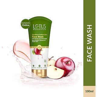 Lotus Botanicals Glycoboost Radiant Skin With Glycolic Acid & Red Apple Face Wash (100 G) Lotus Botanicals Glycoboost Radiant Skin With Glycolic Acid & Red Apple Face Wash (100 G)