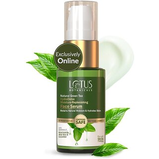                       Lotus Botanicals Natural Green Tea Hydradetox Moisture-Replenishing Face Serum (30 G)                                              