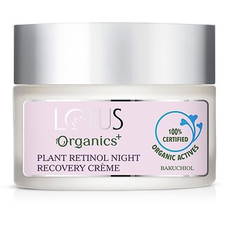 Lotus Organics+ Bakuchiol Plant Retinol Night Recovery Creme (30 G)