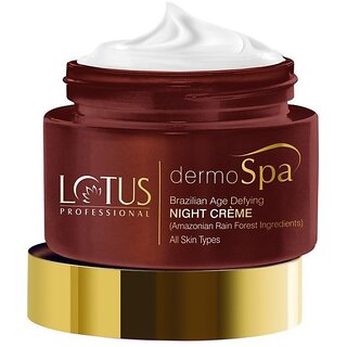 Lotus Professional Dermo Spa Brazillian Age Defying Night Cream (50G) (50 G) Lotus Professional Dermo Spa Brazillian Age Defying Night Cream (50G) (50 G)