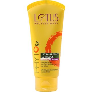 Lotus Professional Sunscreen - Spf 70 Pa+++ Phytorx Ultra-Protect Sunblock Spf70_50G (50 G)