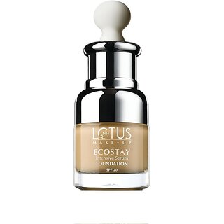 Lotus Make-Up Ecostay Intensive Serum Foundation (Ivory, 20 Ml) Lotus Make-Up Ecostay Intensive Serum Foundation (Ivory, 20 Ml)