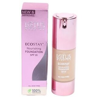 Lotus Make-Up Purestay Foundation Spf20 Royal Ivory 30Ml Foundation (Royal Ivory, 30 Ml) Lotus Make-Up Purestay Foundation Spf20 Royal Ivory 30Ml Foundation (Royal Ivory, 30 Ml)