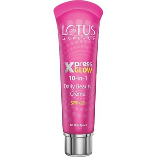 Lotus Make-Up Xpressglow Daily Beauty Creme Bright Angel 30G Foundation (Pink, 30 G) Lotus Make-Up Xpressglow Daily Beauty Creme Bright Angel 30G Foundation (Pink, 30 G)