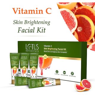                       Lotus Botanicals Vitamin C Skin Brightening Facial Kit (44 G)                                              