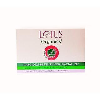 Lotus Organics+ Precious Brightening Small Facial Kit (47 G)