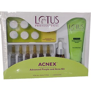                       Lotus Professional Acnex Advanced Pimple And Acne Kit (100 Ml)                                              