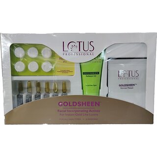                       Lotus Professional Goldsheen Facial Incorporating Actives For Instant Gold Kit (210 G)                                              