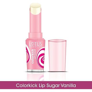                       Lotus Make-Up Colorkick Lip Sugar Vanilla (Pack Of: 1, 3 G)                                              